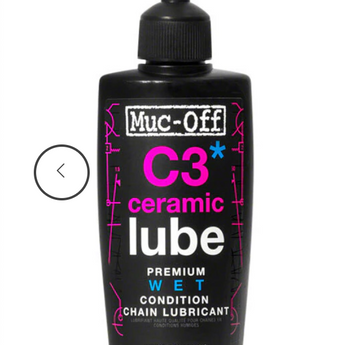 Muc-Off C3* Ceramic Lube Premium Wet Condition Chain Lubricant - Gio's Outdoors