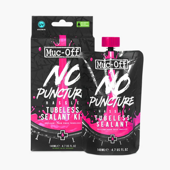 Muc-Off NO Puncture Hassle Tubeless Sealant Kit 140ml - Gio's Outdoors