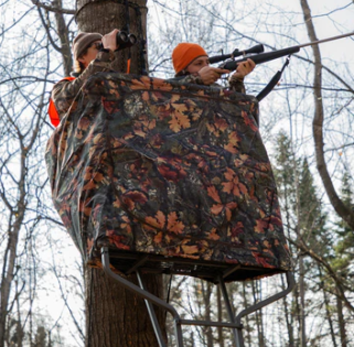 Rivers Edge Treestands  Standard 2-Person Treestand Curtain