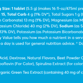 Nuun Sport + Caffeine Hydration Tablets Box of 8 Tubes