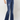 Flying Monkey Super High Rise Asymmetrical Flare Jeans - Gio's Outdoors