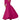 YMING Ladies 50s Vintage V Neck Cocktail Dress Plain Half Sleeve Party Cocktail Dress with Pockets Rose 3XL