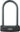 Abus Granit 640 U-Lock - 3.2 x 6" Keyed Black