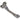 Hope 74mm Caliper Adapter R-140mm to 160mm Silver