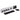 Halo Aura 14g Spoke Black 284mm 100/Count