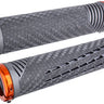 ODI CF V2.1 Grips - Gray/Orange Lock-On