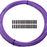 Jagwire 4mm Sport Derailleur Housing with Slick-Lube Liner 10M Roll Purple