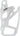 MSW PC-110 Composite Bottle Cage White