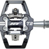 HT Components T2 Pedals - Dual Sided Clipless Platform Aluminum 9/16" BLK