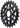 Stolen Sumo III Sprocket - 25t 6.0mm Thickness Aluminum Black