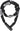 ABUS Steel-O-Chain 5805K Keyed Lock: 110/5mm Black