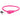 M-Wave S12.6 Silicone Cable lock Key 12mm 2' Pink