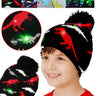 Kids Dinosaur Led Light-up Pom Pom Beanie - Gio's Outdoors -Cap Zone
