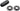 Salsa Shock Link Pivot Kit - #10/8 x 0.5 Reducing Bearing Spacer/Internal Bearing Spacer Sleeve - 4036