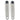 5Dev DH/Freeride Cranks 155mm No Spindle Clear/Silver