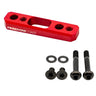 Freedom Coast Flat Mount Brake Adapter Rear 17mm Bolts +20 Red