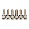Better Bolts Industry Nine Ti Stem Bolt Kit Silver 6/Count