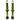 Hold Fast Cycling Tubeless Valve Stem 42mm (Pair) - Green