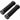 Reverse R-Shock Lock-On Grips 31mm - Black/Black  