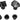 absoluteBLACK Crank Bolts and Covers - For Ultegra 8000 Cranks Black