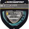 Jagwire 1x Elite Link Shift Cable Kit - SRAM/Shimano Polished Ultra-Slick Cables Ltd. Celeste