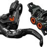Magura MT7 HC3 Disc Brake Lever - Front Rear Hydraulic Post Mount BLK/Orange