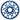 Wheels Manufacturing Gravel Direct Mount Chainring - 40t SRAM 8-Bolt Direct Mount 6.5mm Inboard OffsetT-Type Chain Compatible Blue
