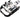 Wellgo WPD-95B Pedals - Single Side Clipless Platform Aluminum 9/16" BLK/Silver