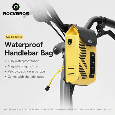 AS-160 100% Waterproof Frame Bag 1.3L - Gio's Outdoors -ROCKBROSUSA