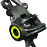 Magura MT8 SL Disc Brake Caliper - Front Rear Post Mount 2-Piston Gray/Red/YLW