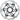 Hope Floating Disc Brake Rotor - 200mm 6-Bolt Black