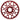Wheels Manufacturing Gravel Direct Mount Chainring - 42t SRAM 8-Bolt Direct Mount 6.5mm Inboard Offset T-Type Chain Compatible Red
