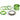 Reverse Single Speed Kit 13t Green