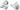 Jagwire Standard Straddle Carrier Silver Bag of 10