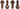 Wolf Tooth Water Bottle Cage Bolts - Set/4 Aluminum Espresso