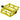 Reverse Super Shape Pedals Yellow  