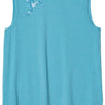 Terry Tech Tank - Horizon Blue Hummingbird Medium