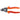 Unior Cable Cutters Red/Orange