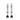 Peaty's Alloy Presta Valve Stem 42mm Pair Silver