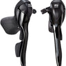 microSHIFT R9 Drop Bar Brake/Shift Lever Set - 2 x 9-Speed Shimano Compatible BLK