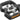 LOOK GEO TREKKING Pedals - Single Side Clipless Platform Chromoly 9/16" BLK