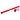 Burgtec 180mm x 12mm 1.00mm Pitch Rear Axle Race Red