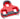 LOOK KEO GRIP Cleat - 9 Degree Float Red Tri-material