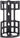 Topeak VersaCage Rack with Versamount Clamps and Buckle Straps Black