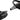 Garmin Rally RK200 Power Meter Pedals - Single Sided Clipless Composite 9/16" BLK Pair Dual-Sensing LOOK KEO