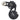 Rohloff DH Chain Tensioner Twin-Pulley - Black