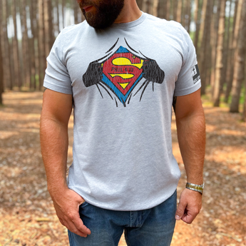 I Can Do All Things Through Christ Superman Short Sleeve Tee