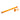 Burgtec Canyon 173mm Rear Axle - Iron Bro Orange