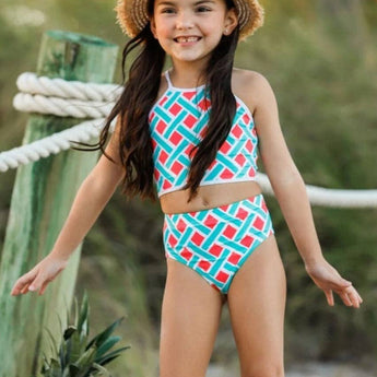 Kids Staycation Two Piece Swimsuit