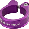 Wolf Tooth Seatpost Clamp - 31.8mm Bolt-On Ultraviolet Purple